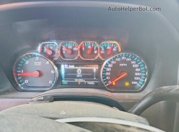 2GCVKPEC0K1190689 2019 CHEVROLET SILVERADO Red ხელსაწყოთა პანელის ხედი