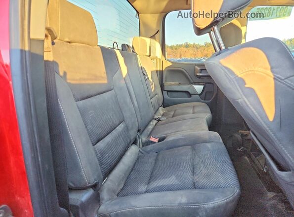 2GCVKPEC0K1190689 2019 CHEVROLET SILVERADO Red უკანა სავარძლების ხედი