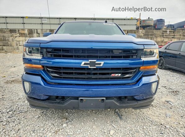 2GCVKPEC0K1204803 2019 CHEVROLET SILVERADO Синий Вид спереди