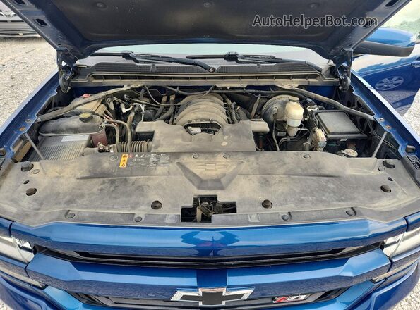 2GCVKPEC0K1204803 2019 CHEVROLET SILVERADO Синий Вид задней части салона
