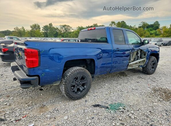 2GCVKPEC0K1204803 2019 CHEVROLET SILVERADO Синий Задняя правая четверть