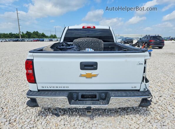 2GCVKPEC1K1127648 2019 CHEVROLET SILVERADO White Հետևի տեսք