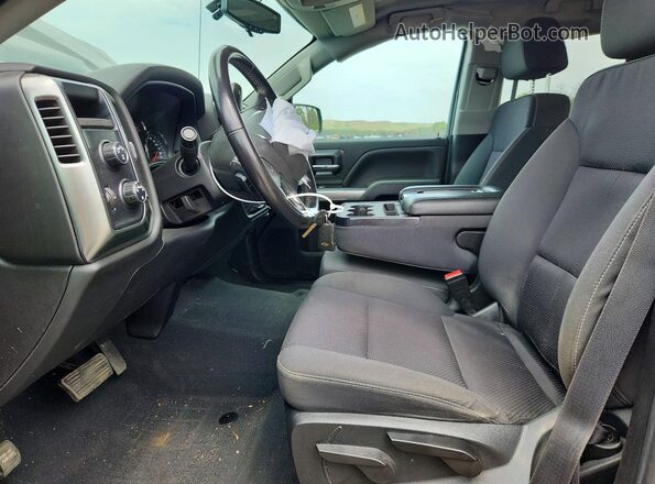 2GCVKPEC1K1133854 2019 CHEVROLET SILVERADO Серый Вид салона спереди