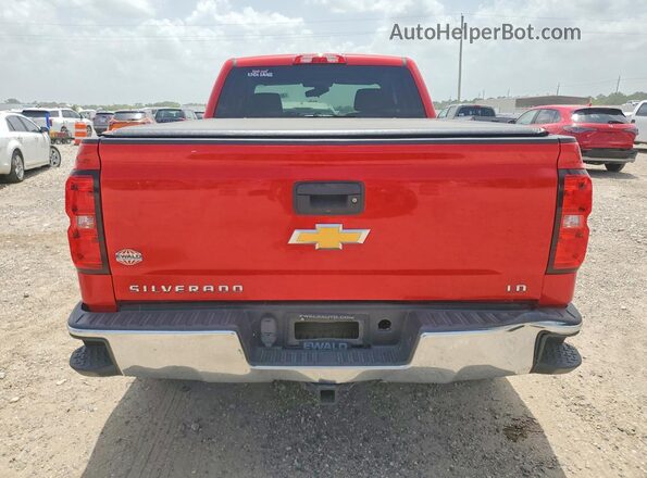2GCVKPEC1K1145101 2019 CHEVROLET SILVERADO Red Вид ззаду
