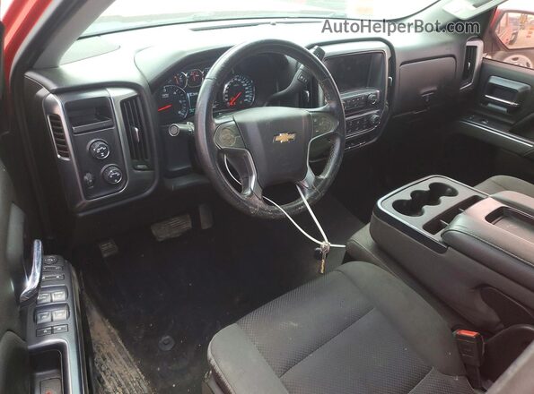 2GCVKPEC1K1145101 2019 CHEVROLET SILVERADO Red Вид панелі приладів