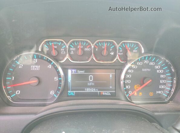 2GCVKPEC1K1145101 2019 CHEVROLET SILVERADO Red Вид щитка приладів