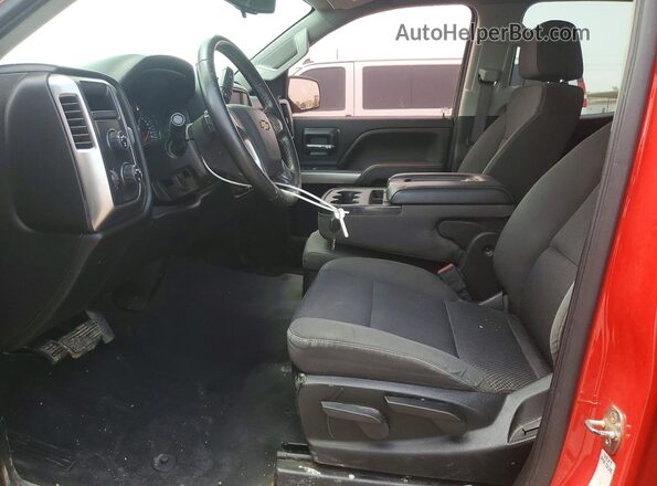 2GCVKPEC1K1145101 2019 CHEVROLET SILVERADO Red Вид салону спереду