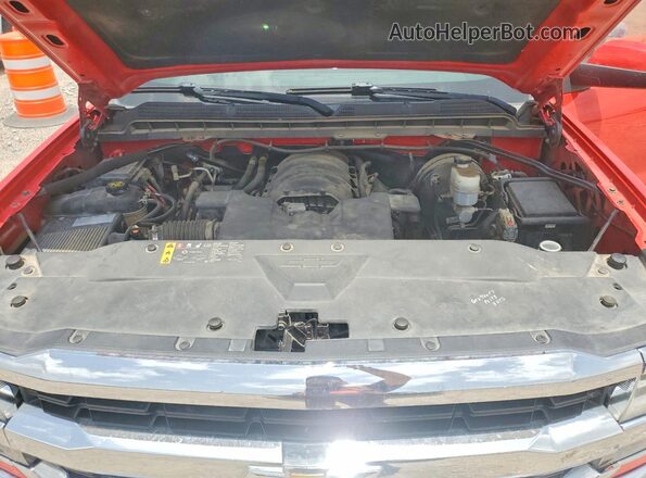 2GCVKPEC1K1145101 2019 CHEVROLET SILVERADO Red Вид задньої частини салону