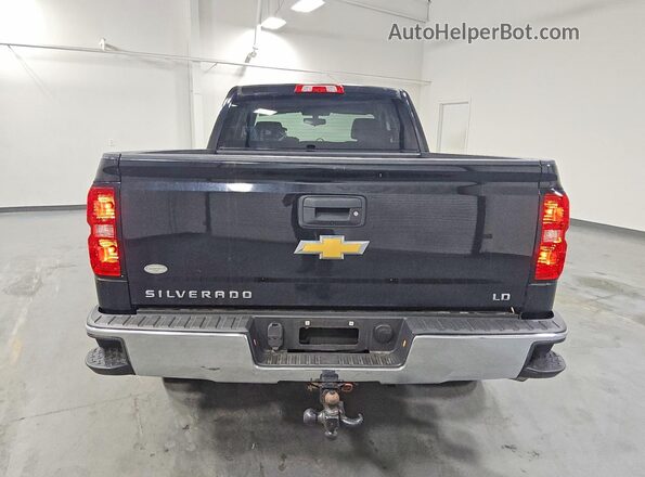 2GCVKPEC1K1204129 2019 CHEVROLET SILVERADO Black Вид ззаду