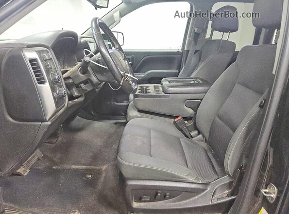 2GCVKPEC1K1204129 2019 CHEVROLET SILVERADO Black Вид салону спереду