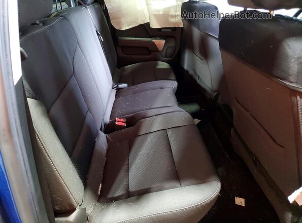 2GCVKPEC3K1230134 2019 CHEVROLET SILVERADO Blue Вид задніх сидінь