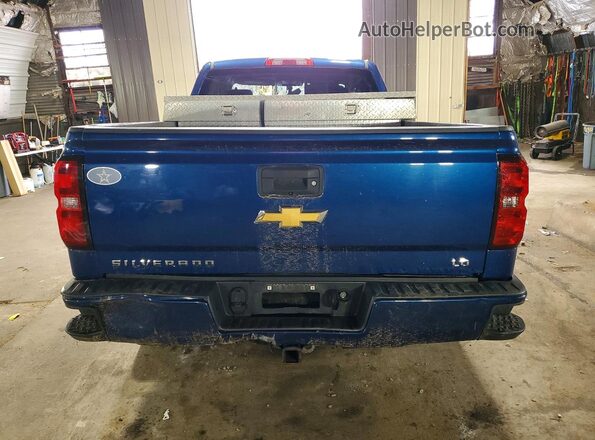 2GCVKPEC3K1230134 2019 CHEVROLET SILVERADO Blue Вид ззаду