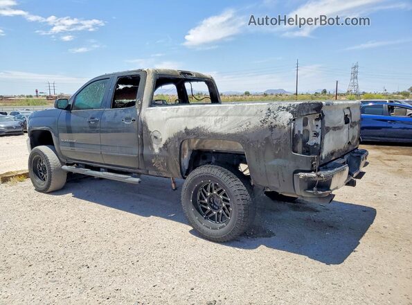 2GCVKPEC4K1147313 2019 CHEVROLET SILVERADO Черный Задняя левая четверть
