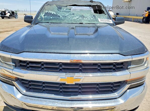 2GCVKPEC4K1147313 2019 CHEVROLET SILVERADO Черный Вид задней части салона