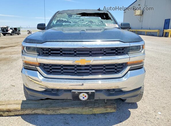 2GCVKPEC4K1147313 2019 CHEVROLET SILVERADO Черный Вид спереди