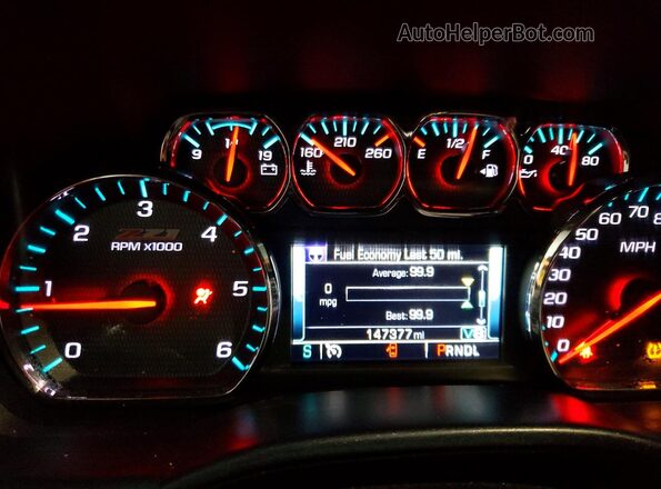 2GCVKPEC7K1119988 2019 CHEVROLET SILVERADO Burgundy Widok zestawu wskaźników