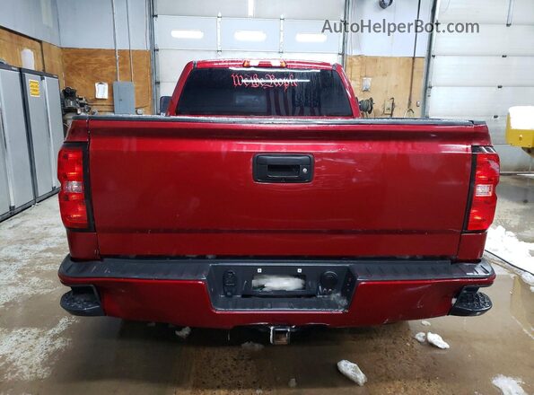 2GCVKPEC7K1119988 2019 CHEVROLET SILVERADO Burgundy Widok z tyłu