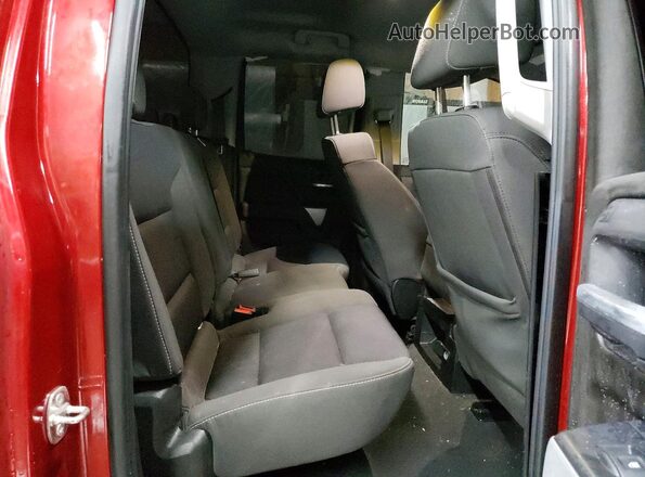 2GCVKPEC7K1119988 2019 CHEVROLET SILVERADO Burgundy Widok tylnych siedzeń