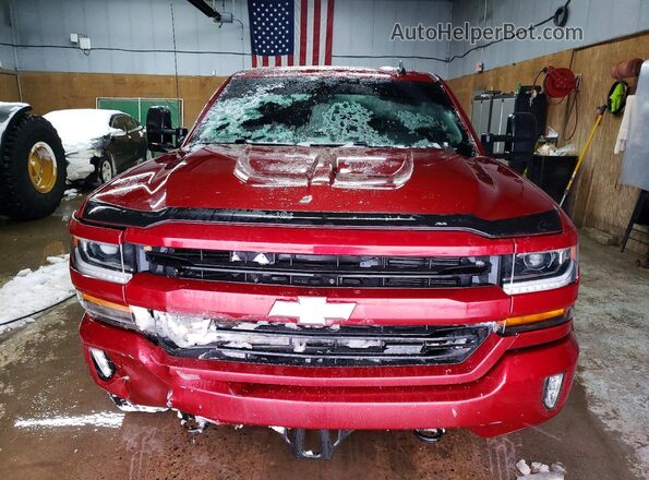 2GCVKPEC7K1119988 2019 CHEVROLET SILVERADO Burgundy Widok z przodu