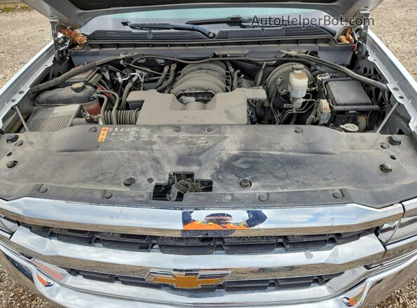 2GCVKPEC7K1140470 2019 CHEVROLET SILVERADO Silver Вид задньої частини салону
