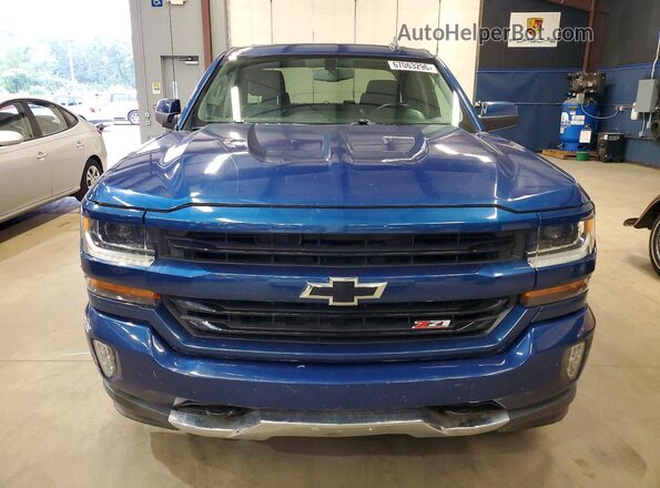 2GCVKPEC8K1126786 2019 CHEVROLET SILVERADO Blue Սարքավորումների վահանակի տեսք