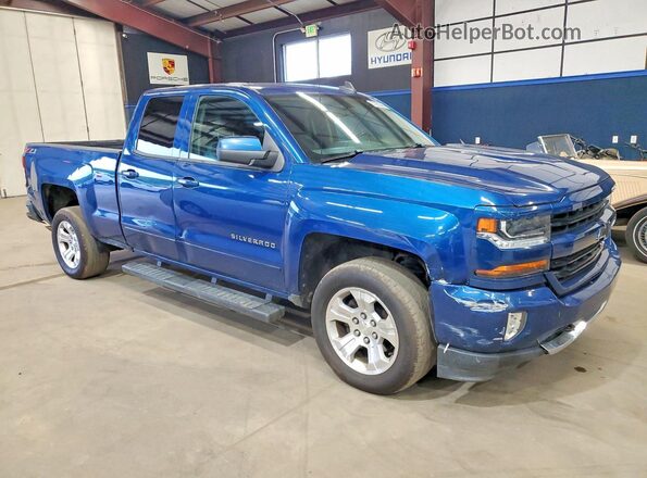 2GCVKPEC8K1126786 2019 CHEVROLET SILVERADO Blue Հետևի տեսք