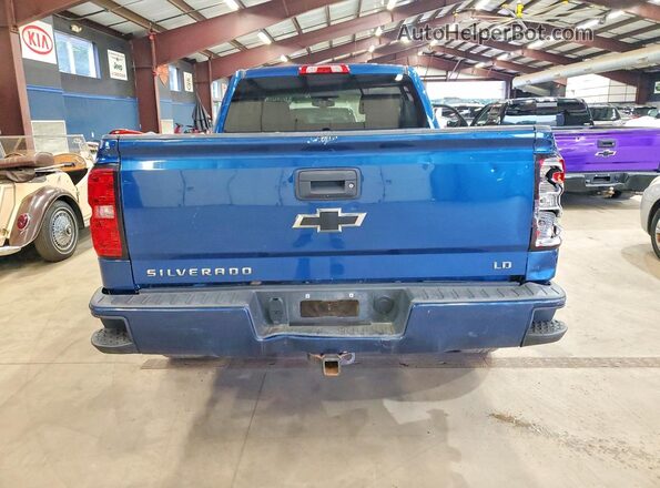 2GCVKPEC8K1126786 2019 CHEVROLET SILVERADO Blue Սալոնի հետևի տեսք