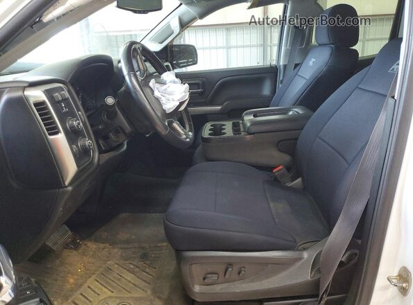 2GCVKPEC8K1129171 2019 CHEVROLET SILVERADO White წინა სალონის ხედი