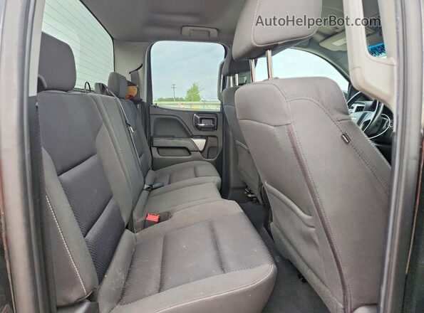 2GCVKPECXK1164780 2019 CHEVROLET SILVERADO Black Widok tylnych siedzeń