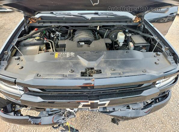 2GCVKPECXK1164780 2019 CHEVROLET SILVERADO Black Widok wnętrza z tyłu