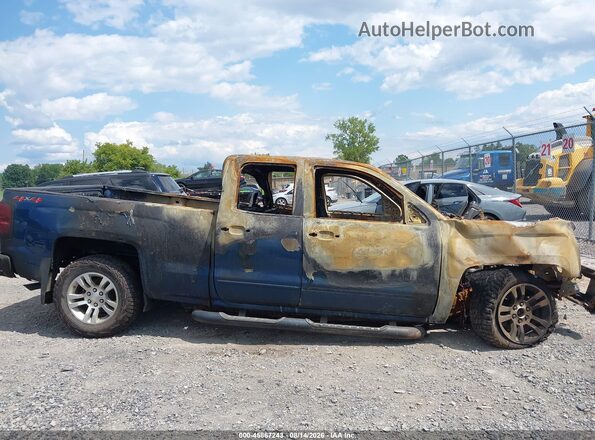 2GCVKREC8J1111456 2018 CHEVROLET SILVERADO Blue Вид задньої частини салону