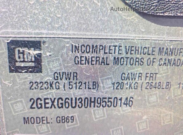 2GEXG6U30H9550146 2017 CADILLAC XTS Silver Widok tylnych siedzeń