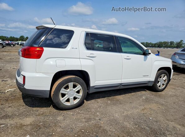 2GKALMEK0G6193656 2016 GMC TERRAIN White Задня права чверть