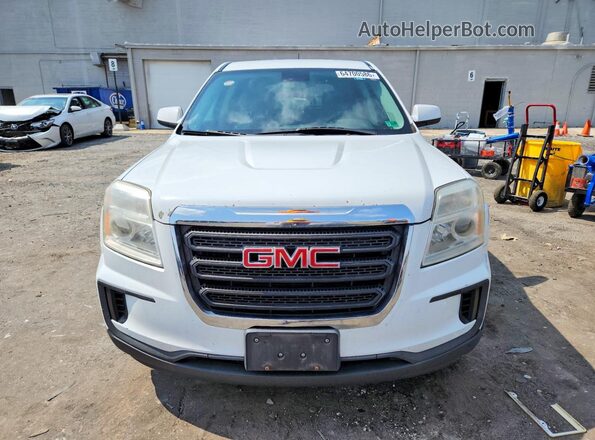 2GKALMEK0G6193656 2016 GMC TERRAIN White Вид спереду