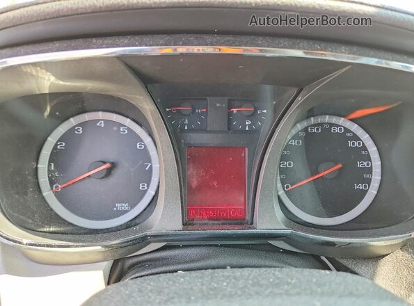 2GKALMEK0G6193656 2016 GMC TERRAIN White Вид щитка приладів