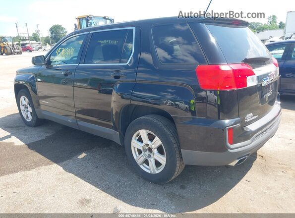 2GKALMEK0G6283843 2016 GMC TERRAIN Black უკანა მარცხენა