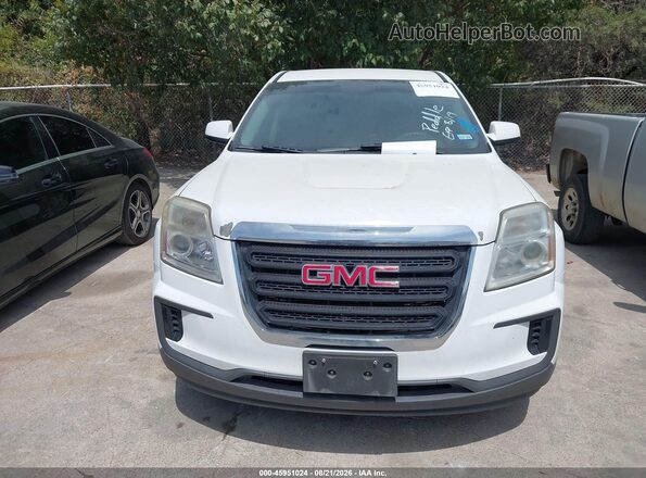 2GKALMEK0H6162201 2017 GMC TERRAIN White Vista frontal