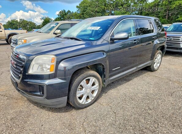2GKALMEK0H6299767 2017 GMC TERRAIN Серый Задняя левая четверть
