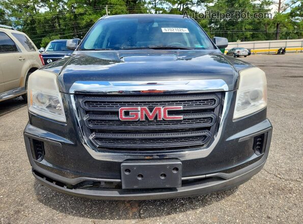 2GKALMEK0H6299767 2017 GMC TERRAIN Серый Вид сзади