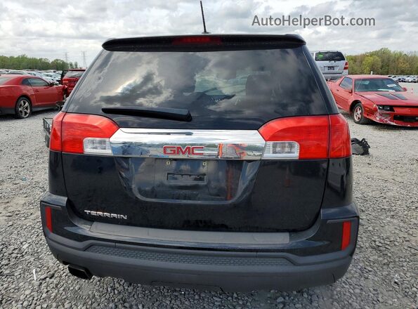 2GKALMEK0H6339989 2017 GMC TERRAIN Black Հետևի տեսք