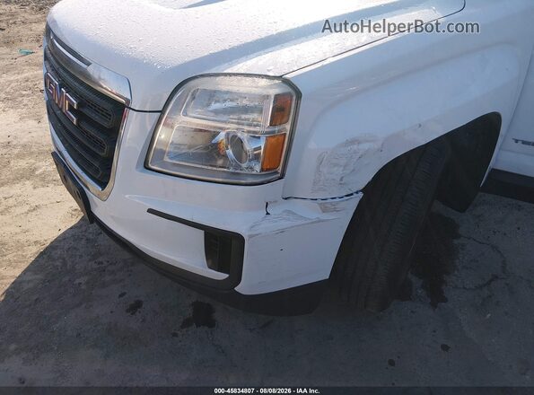 2GKALMEK1G6139847 2016 GMC TERRAIN White Widok zestawu wskaźników