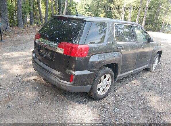 2GKALMEK1G6275069 2016 GMC TERRAIN Black Задня права чверть