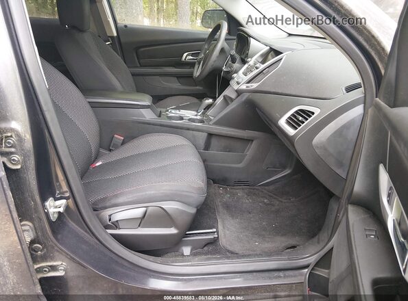2GKALMEK1G6275069 2016 GMC TERRAIN Black Вид салону спереду