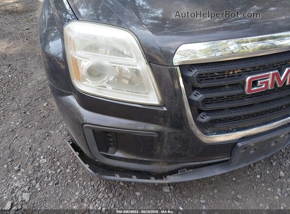 2GKALMEK1G6275069 2016 GMC TERRAIN Black Вид спереду
