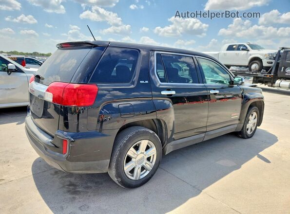 2GKALMEK1G6307244 2016 GMC TERRAIN Black Задня права чверть