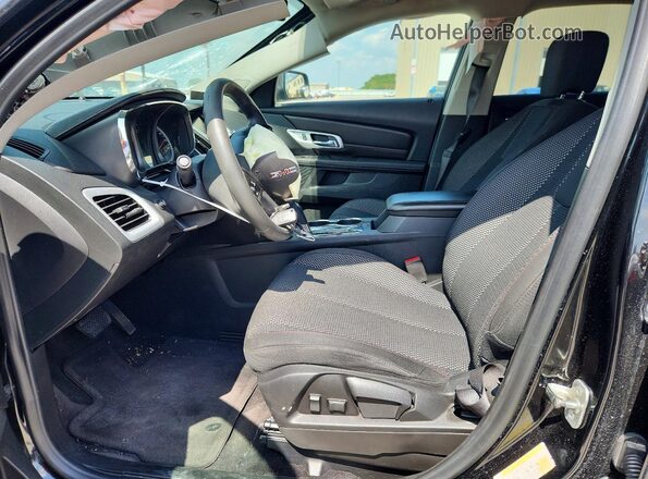 2GKALMEK1G6307244 2016 GMC TERRAIN Black Вид салону спереду