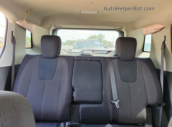 2GKALMEK1G6307244 2016 GMC TERRAIN Black Вид задніх сидінь