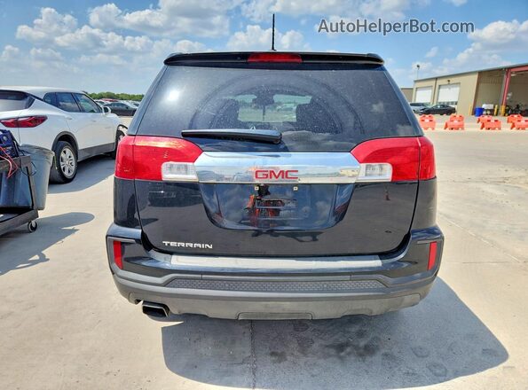 2GKALMEK1G6307244 2016 GMC TERRAIN Black Вид ззаду