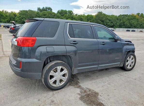 2GKALMEK1H6295484 2017 GMC TERRAIN Charcoal Trasero derecho