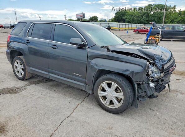 2GKALMEK1H6295484 2017 GMC TERRAIN Charcoal Delantero derecho